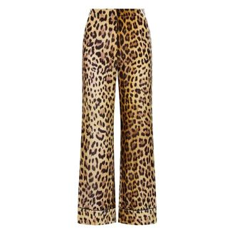 Maliparmi Wide Trousers, female, Brown, S, Brown Beige Trousers
