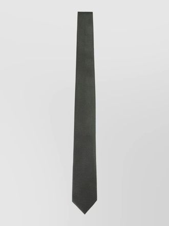 Tom Ford silk tie slim silhouette micro dot jacquard