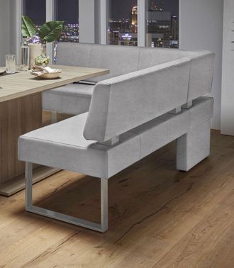 HOME AFFAIRE Eckbank »Rab« in 2 Breiten (180 oder 200 cm), Bezug in verschiedenen Qualitäten