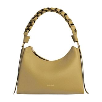 Coccinelle Handbags, female, Green, Size: ONE SIZE Boheme Small Shoulder Bag