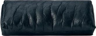 Rick Owens Gekreukelde Leren Clutch - Dames - Clutches - Zwart - ONE Size - Leer - Tassen