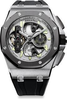 Audemars Piguet Royal Oak Offshore Silver Dial Mens Hand Wind Watch 26387IO.OO.D002CA.01