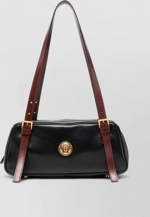Versace small shoulder bag lamb and calf leather