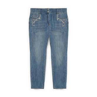 Fiorella Rubino Mujer, Vaqueros, Azul, Talla: 4XL