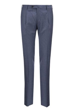 Pantaloni Torino Super Slim Pied De Poule Wool Trousers