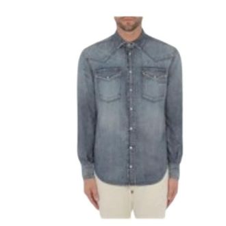 Dondup Camicia Western regular fit - - Shirts - Uomo - Blu - M