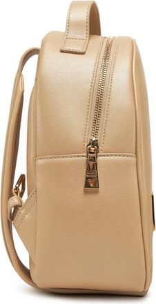 Moschino Womens Logo Lettering Backpack Beige Bags > Backpacks