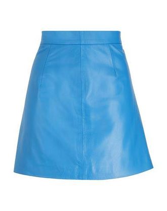 8 by YOOX LEATHER ESSENTIAL MINI SKIRT