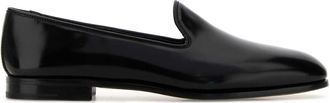 Churchs Black Leather Reign Ballerinas