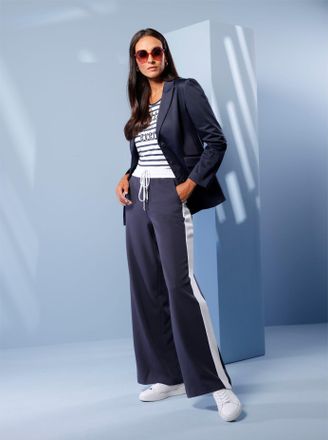 Heine Jackenblazer HEINE Blazer, Damen, Gr. 34, marine, 97% Baumwolle, 3% Elasthan, Blazer Jackenblazer