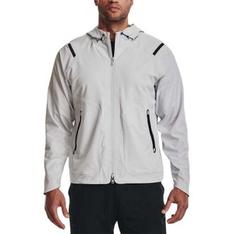 Under Armour Mens Storm Raglan Hooded Jacket (Grey) - Size 2XL