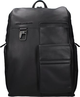 Piquadro Herrens Rucks&auml;cke und G&uuml;rteltaschen aus Leder in Schwarz