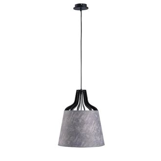 Netlighting Ivo Dome Pendant Ceiling Light Grey 38cm 1x E27