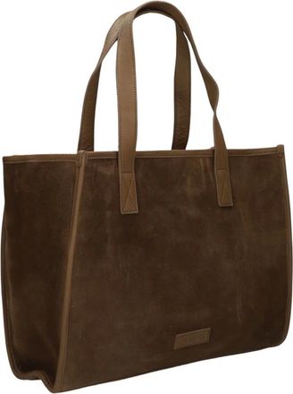 Shabbies Amsterdam Tassen, Dames, Bruin, ONE Size, Katoen, Verena Handtas