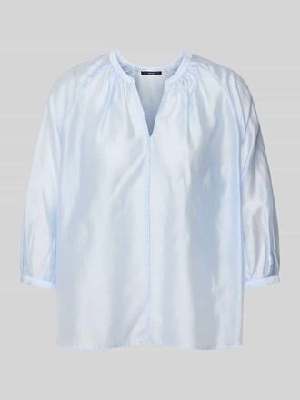 someday Someday Relaxed Fit Bluse mit 3/4-Arm Modell Zamudra in Bleu, Gr&ouml;&szlig;e 36