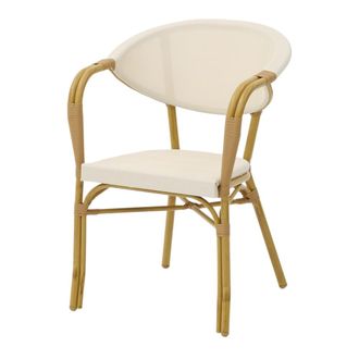MisterWils Silla De Exterior Niza - Blanco - 83x57x56