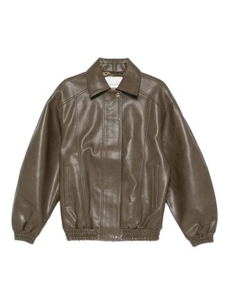 Frankie Shop zip-fastening jacket - Green