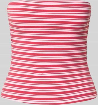 Review Schmal geschnittenes Bandeau-Top in Rot, Gr&ouml;&szlig;e XL