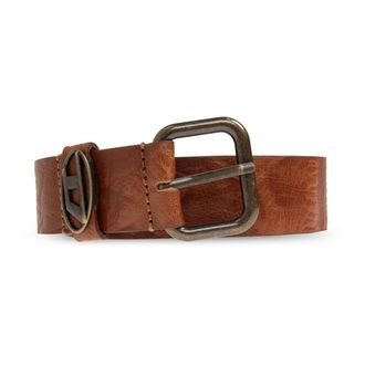 Diesel Belts, unisex, Brown, Size: 105 CM Oval D Loop Belt