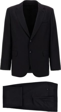 Brioni Heren, Pakken, Blauw, Maat: L Katoen