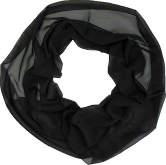 Generic Women Chiffon Plain Scarf (Black)