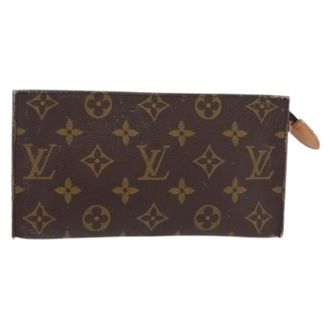 Louis Vuitton Pre-owned Clutches, female, Brown, Size: ONE SIZE Pre-owned Canvas Clutch