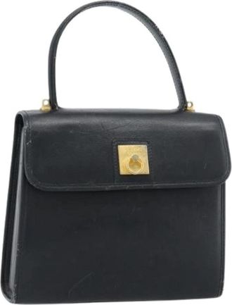 Celine Pre-owned Vintage Hand Bag - Dames - Vintage Handtas - Zwart - ONE Size - Leer - Vintage