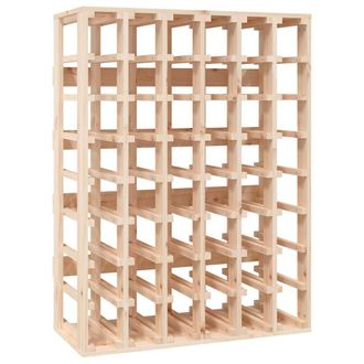 vidaXL Botellero Madera Maciza De Pino 70x33x94 Cm Vidaxl
