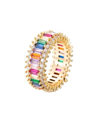 Eyecandy LA Eye Candy La The Luxe Collection 18K Plated Cz Cleopatra Ring