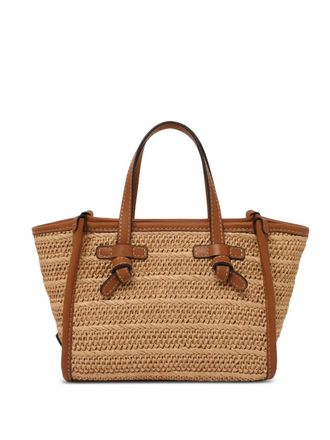Gianni Chiarini Geweven shopper - Beige