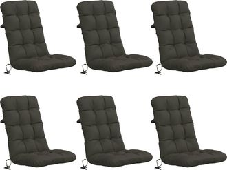 vidaXL Cojines Para Sillas De Respaldo Alto En 6 Piezas Vianen 6 Pcs Vidaxl