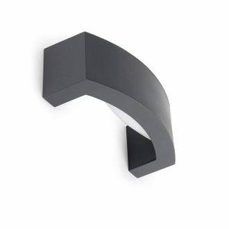 Netlighting Ancora 1 Light Outdoor Wall Light Dark Grey IP44 E27
