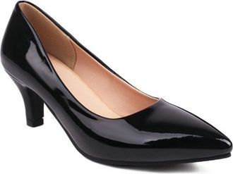 Generic Womens Pointed-Toe Court Shoes Stiletto Heel Wedding Party Pumps Spring Autumn Work & Daily Heels 6CM,Black,6.5 UK