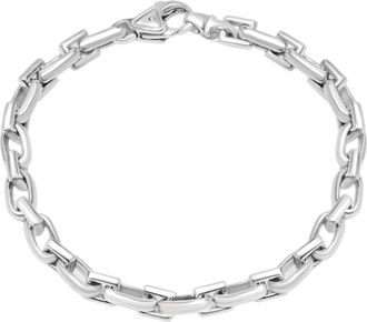 Pompeii3 Mens Round & Square Link 14k Gold (37gram) or Platinum (59gram) 6.5mm Bracelet 8.25