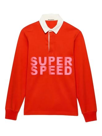 J.W.Anderson Polo a maniche lunghe - Rosso