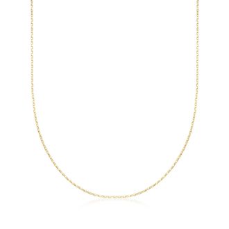 Ross-Simons Italian 1mm 18kt Yellow Gold Cable-Chain Necklace