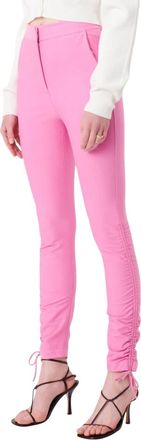 Derek Lam Camryn Ruched Pants In Pink