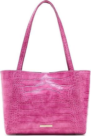 Brahmin Mona Cross Body Handbags Pink, Leather