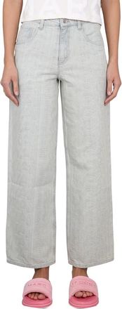 Marc Jacobs Monogram Denim Pant - Dames - Loose Fit Jeans - Blauw - W25 - Denim - Jeans