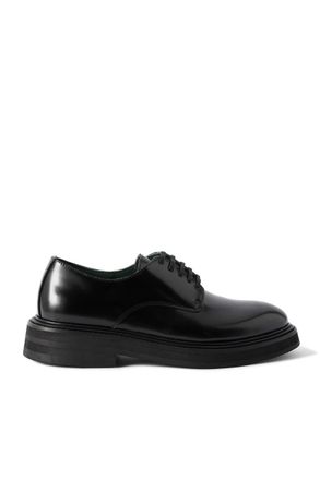 Vinny’s Officer Polished-Leather Derby Shoes