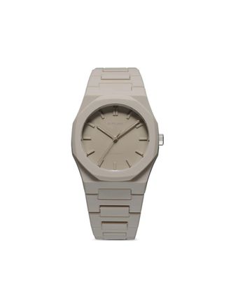 D1 Milano Polycarbon 37mm - unisex - Polycarbonite/stainless steel - 40 - Neutrals