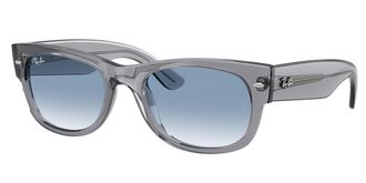 Ray-Ban RB0832SF Mega Wayfarer II Asian Fit 68463F Mens Sunglasses Grey Size 55