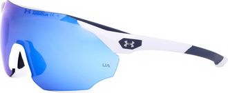 Under Armour Mens 99 mm White Sunglasses
