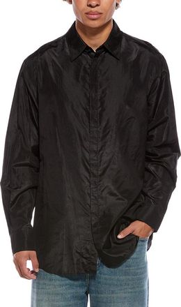 Valentino Camicia Maniche Lunghe Button Front Silk Shirt