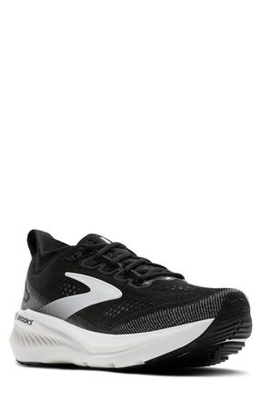 Brooks Glycerin GTS 23 Running Shoe in Black/Grey/White at Nordstrom, Size 9.5