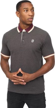 Crosshatch Heren Chimlacks Poloshirt (Zwart)