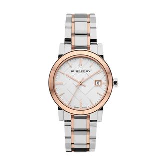 Burberry Bu 9105 Horloge - unisex - Horloges - Roze - ONE Size - Accessoires