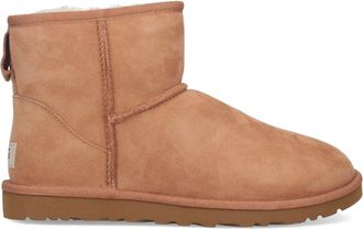UGG Brown Classic Mini Suede Shearling Boots