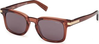 Ermenegildo Zegna unisex, Accessoires, Bruin, Maat: 50 MM
