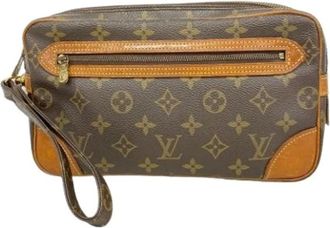 Louis Vuitton Pre-owned Clutches, male, Brown, Size: ONE SIZE Pre-owned Vintage Clutch bag